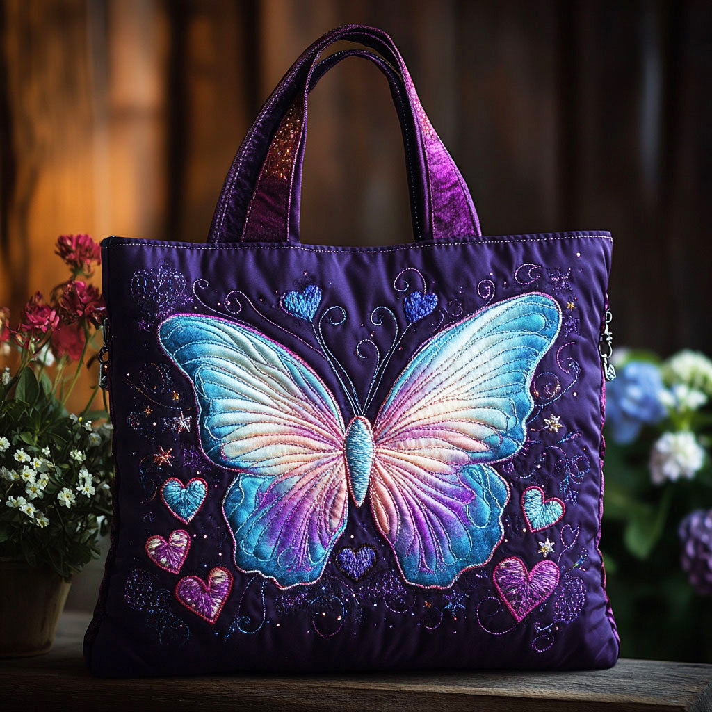 Butterfly Aura Puderet Tote Bag