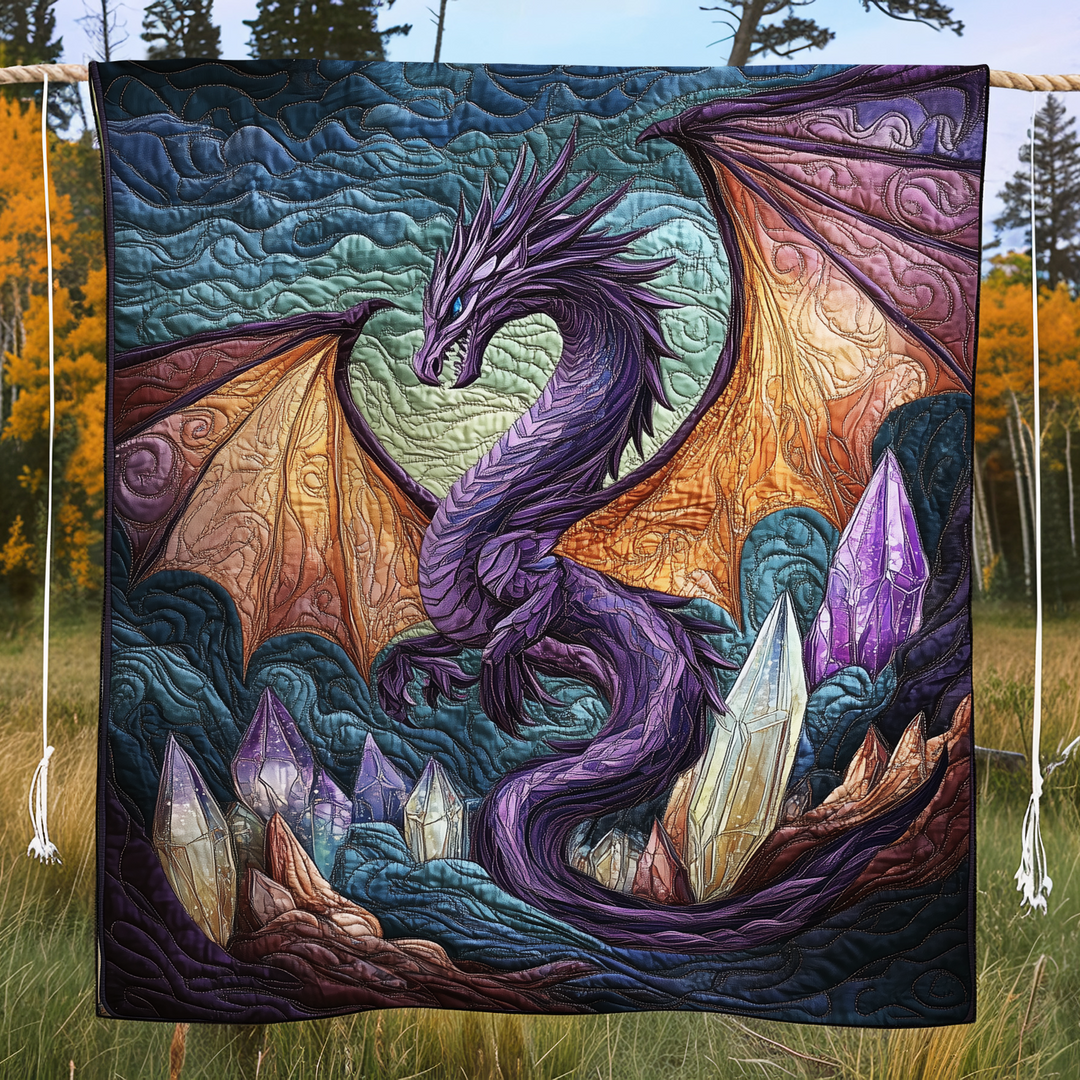 Shadowflame Quiltet Tæppe