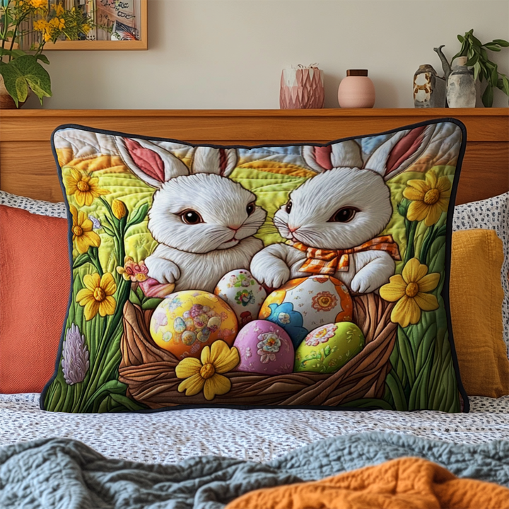 Påskehare Quilted Sengetøj Pude Betræk
