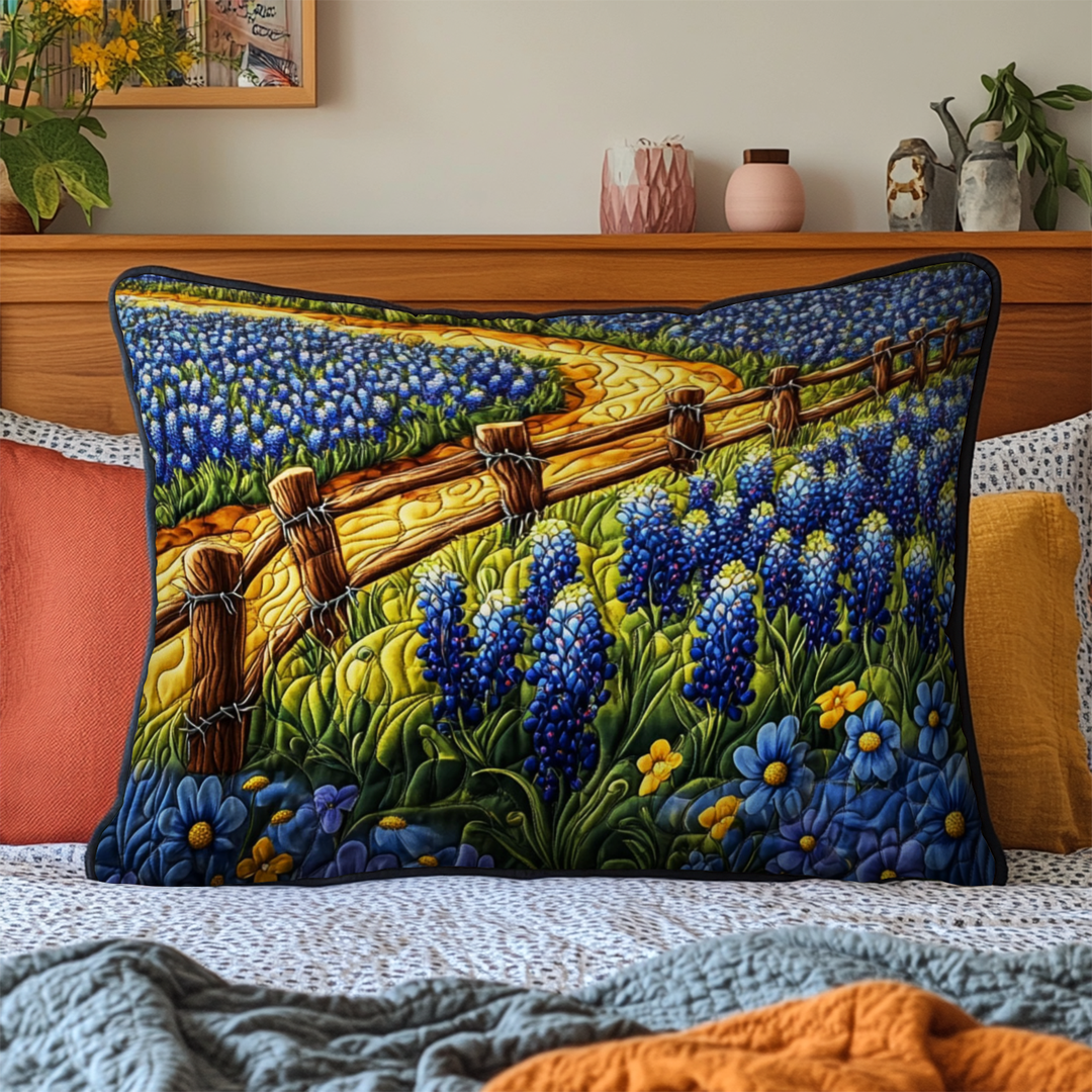 Bluebonnet Trail Quiltet Sengetøj Pudevår