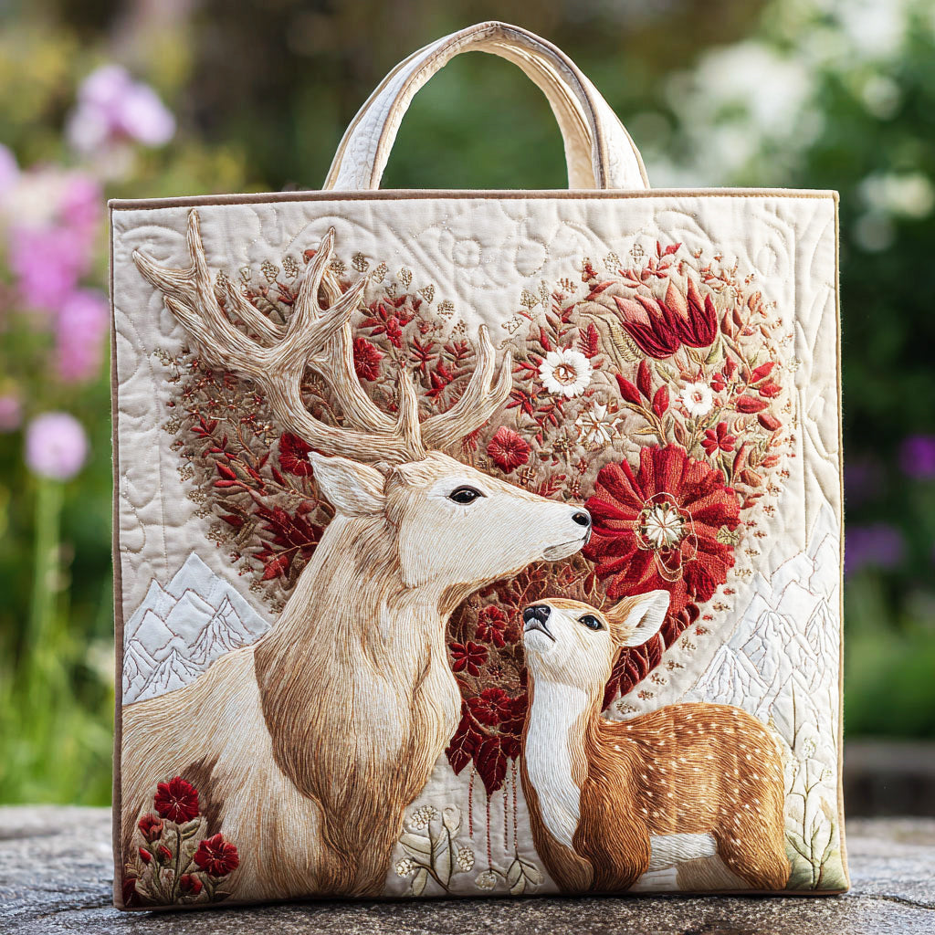 Blid Hjort Quilted Tote Bag