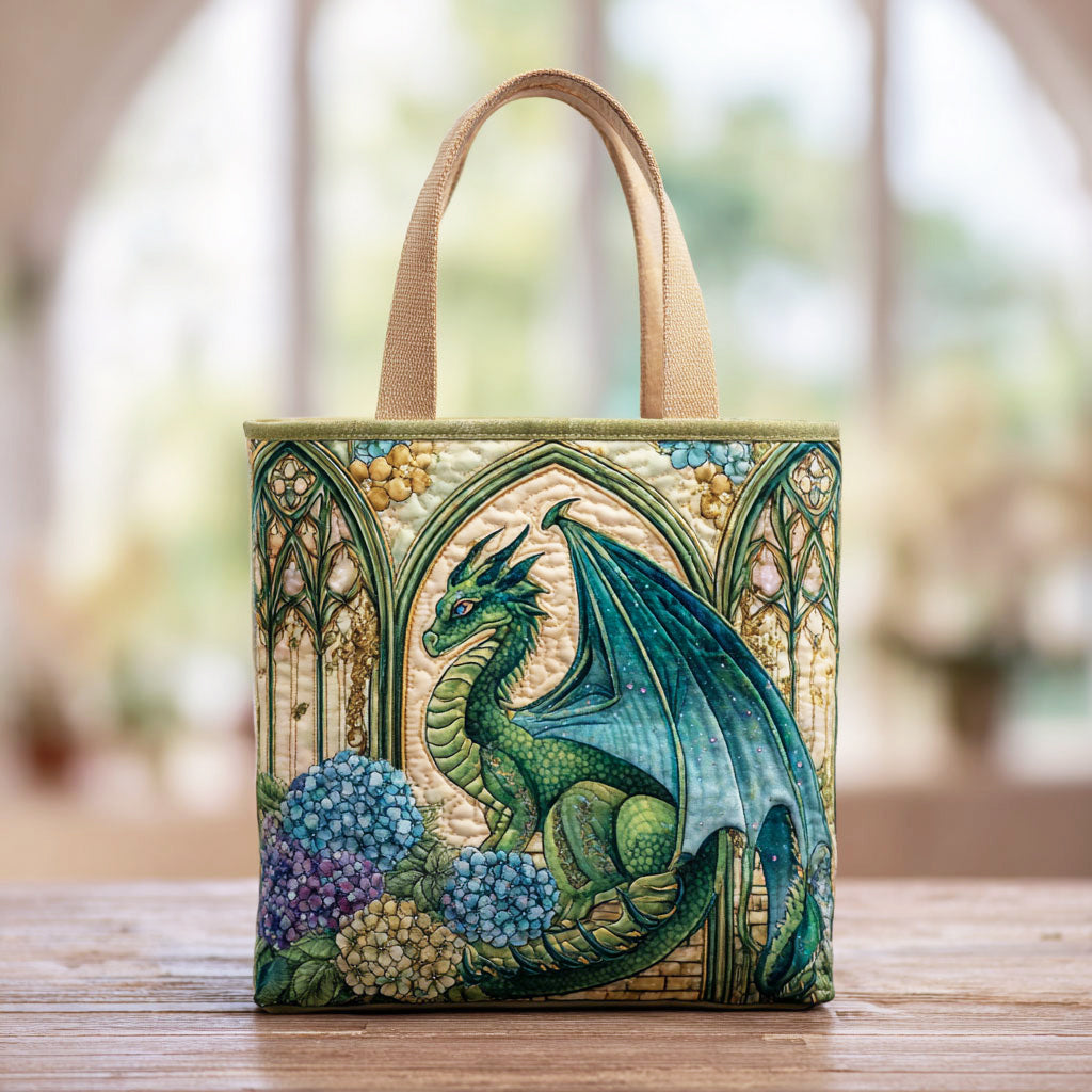 Dragon Castle Quiltet Tote Bag