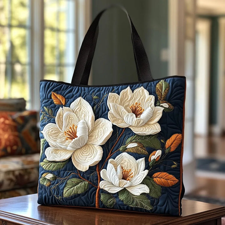 Quiltet Tote Bag - Delikat Magnolia