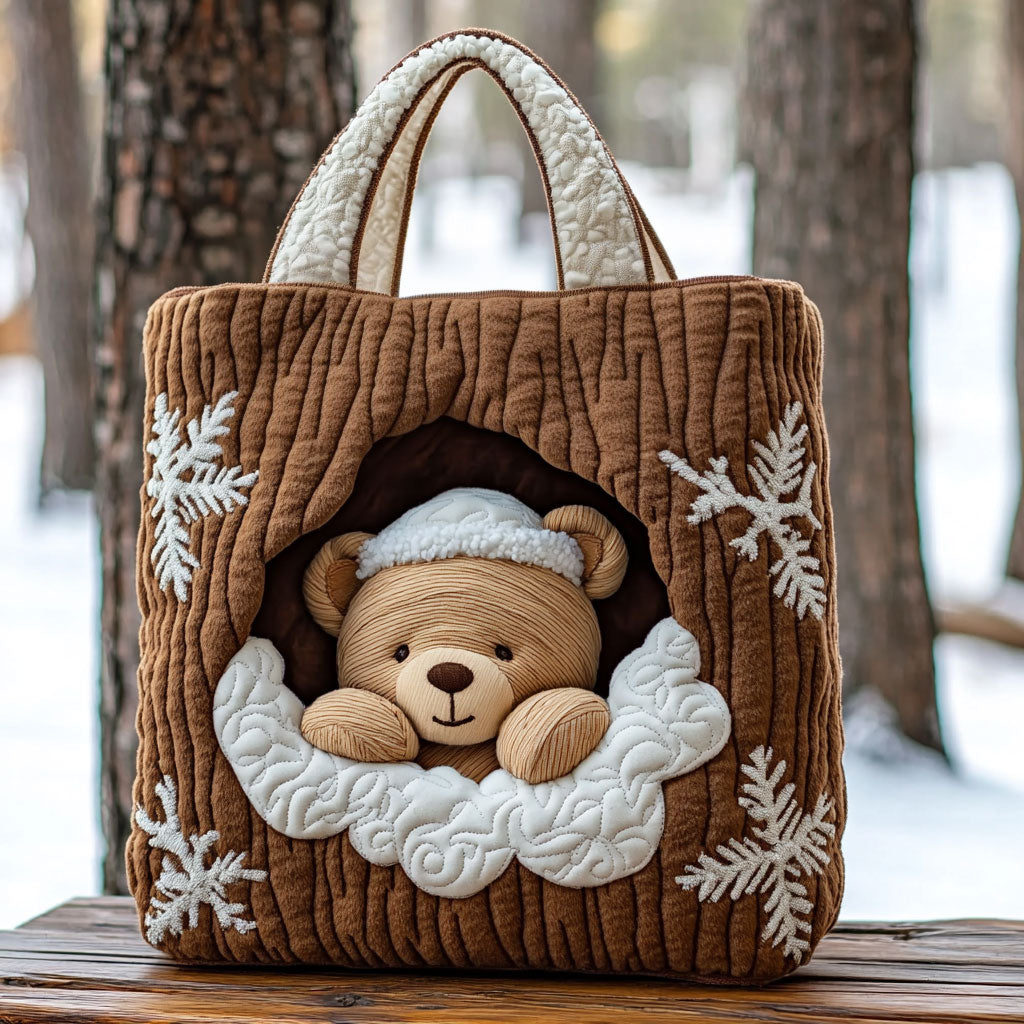 Timber Bear Vatteret Tote Bag