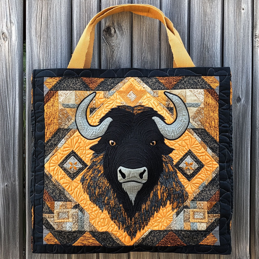 Wildloom Bison Quilted Tote Bag
