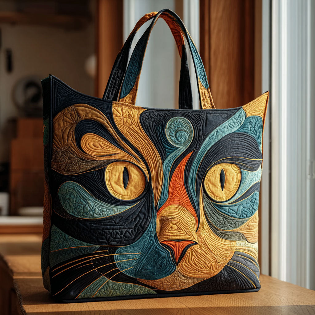 Velvet Stare Quiltet Tote Bag