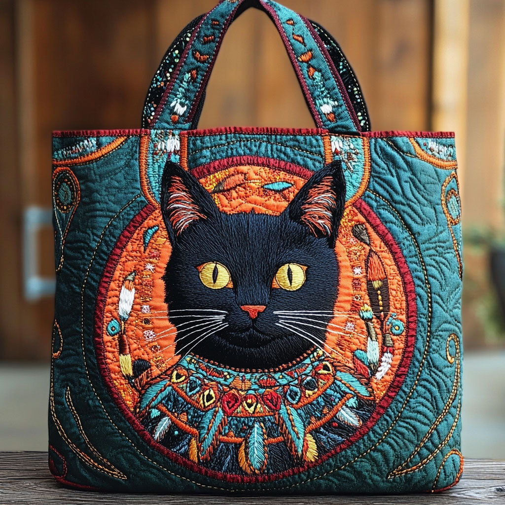 Kat Native American Quilted Tote Bag