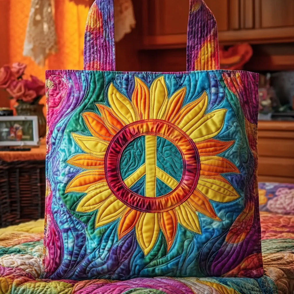 Rustik Solsikke Quilted Tote Bag
