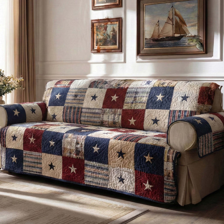 Americana Quiltet Sofa Betræk