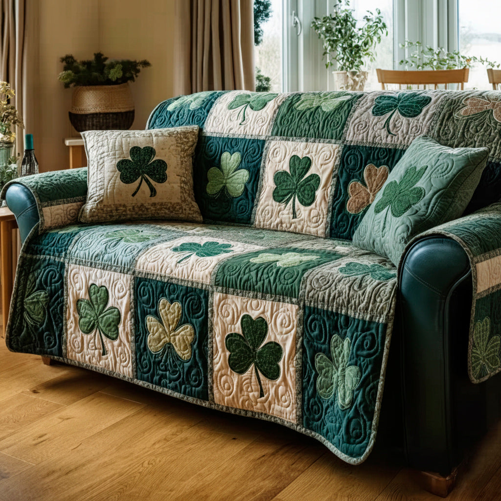Antik Keltisk Ånd Quiltet Sofa Dække