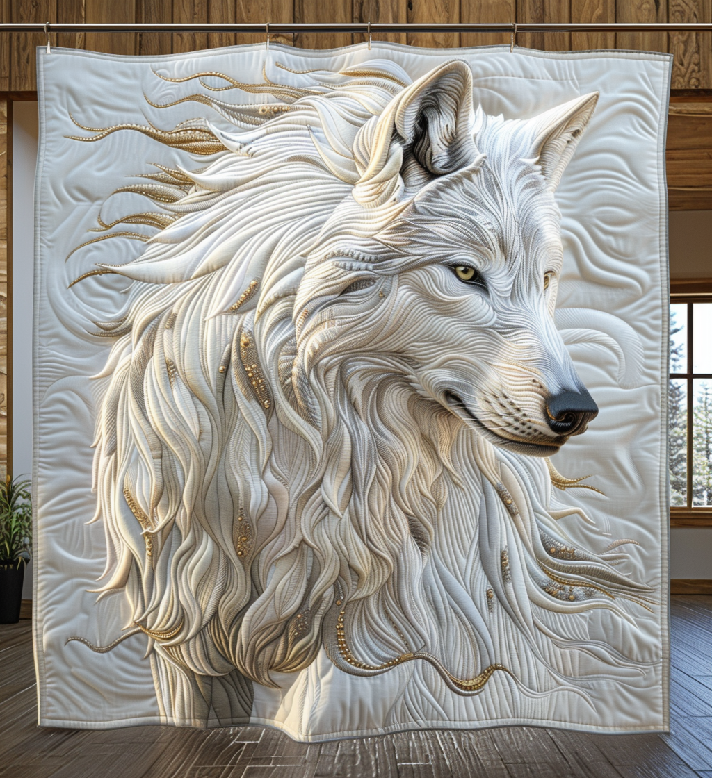 Arctic Guardian Quiltet Tæppe