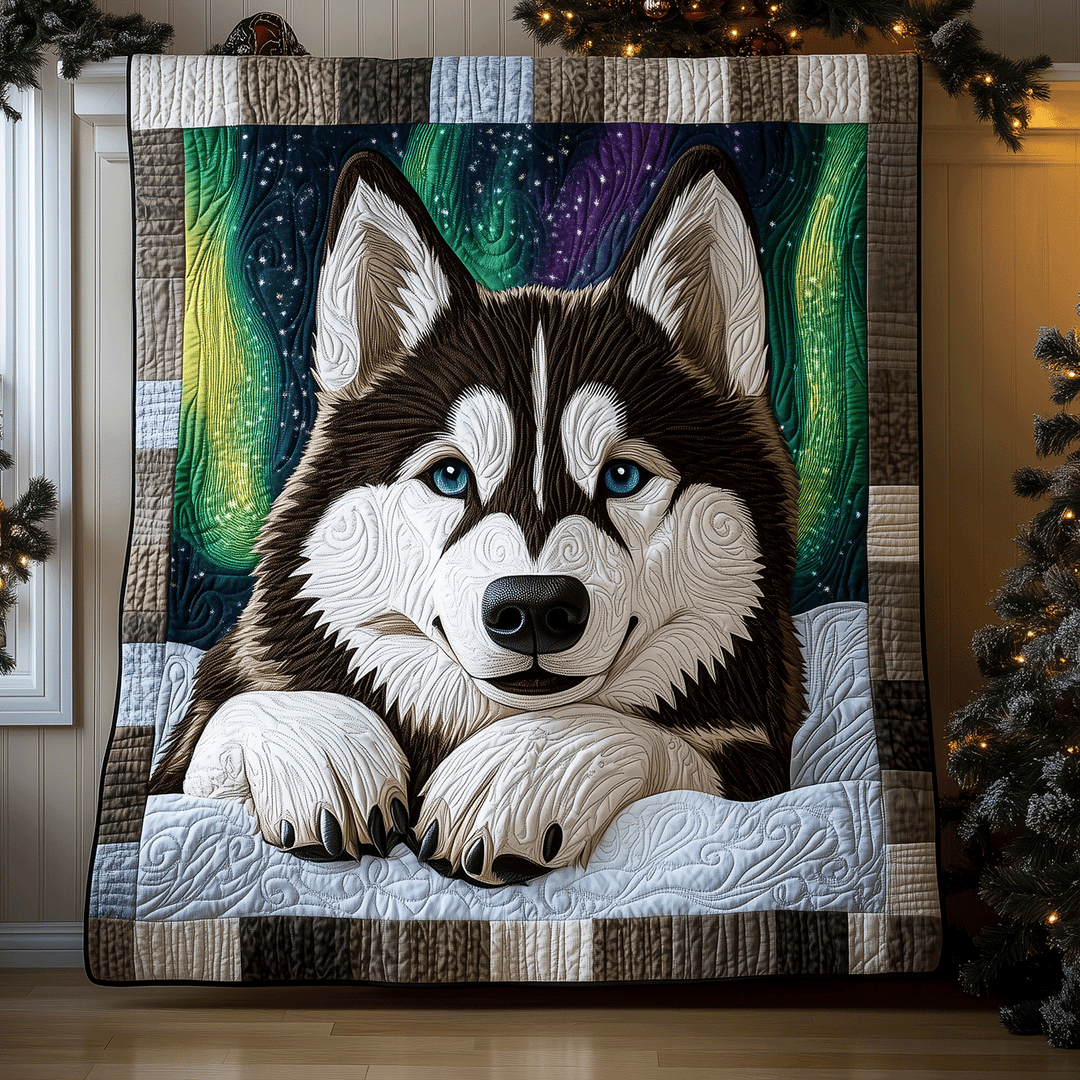 Arctic Husky Dream Quiltet Tæppe
