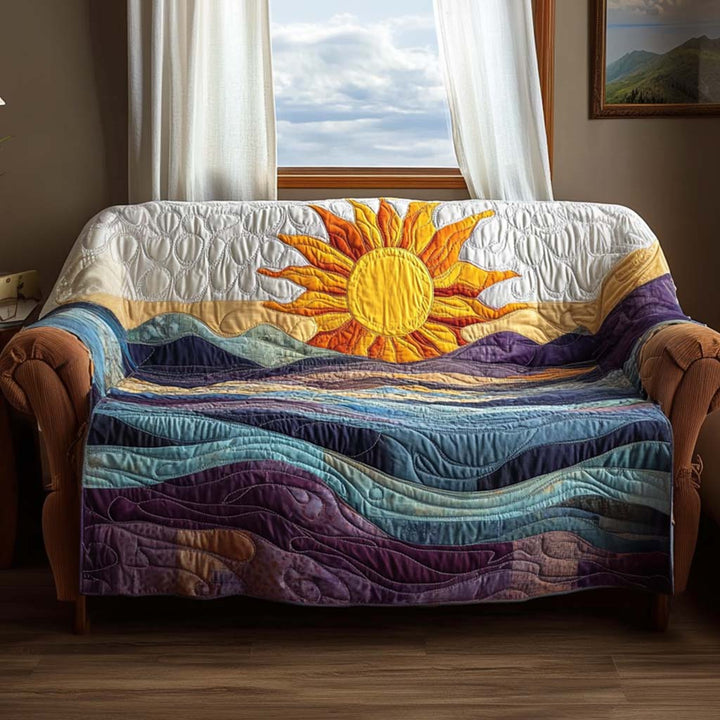 Solskin Quiltet Sofa Dække
