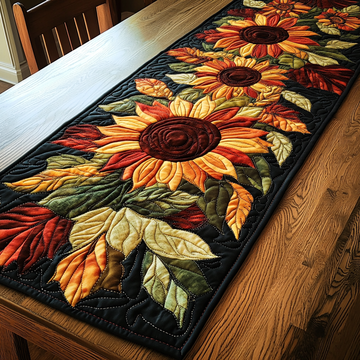 Efterårshave Quilted Bordløber