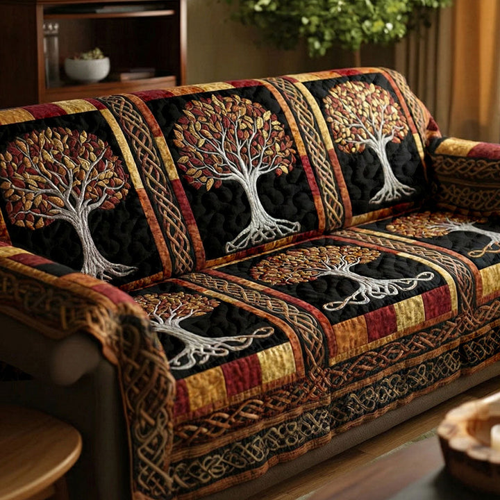 Livets Træ Quilted Sofa Cover