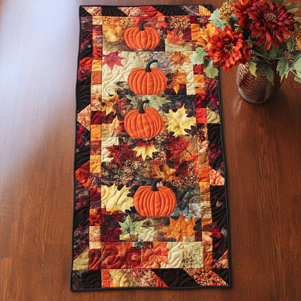 Fald Quilted Table Runner