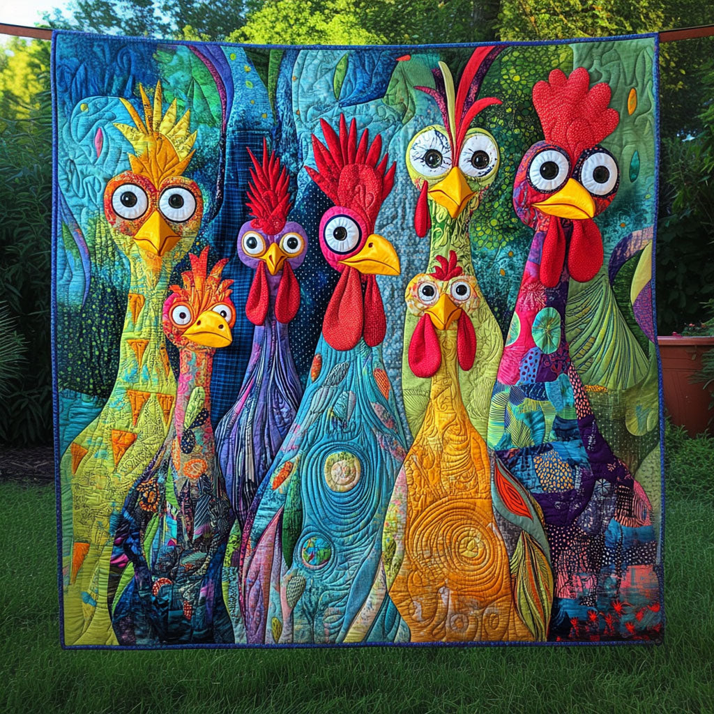 Barnyard Boogie Quiltet Tæppe