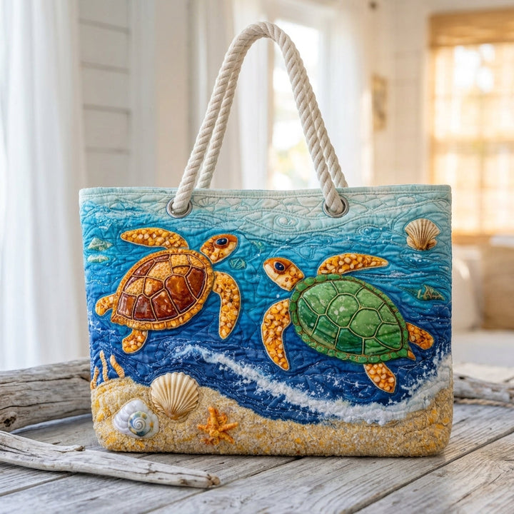 Strandtaske - Strandskildpadder