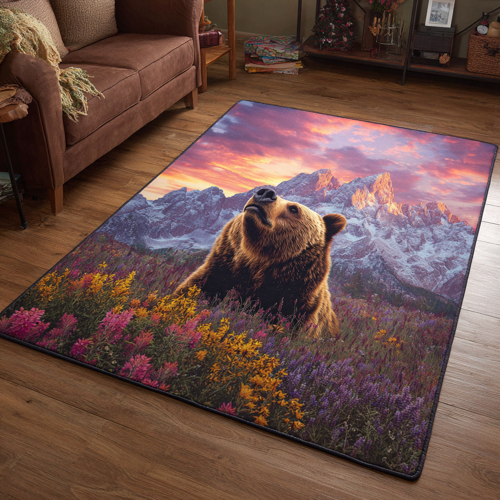 Bear Horizon Bloom Area Rug