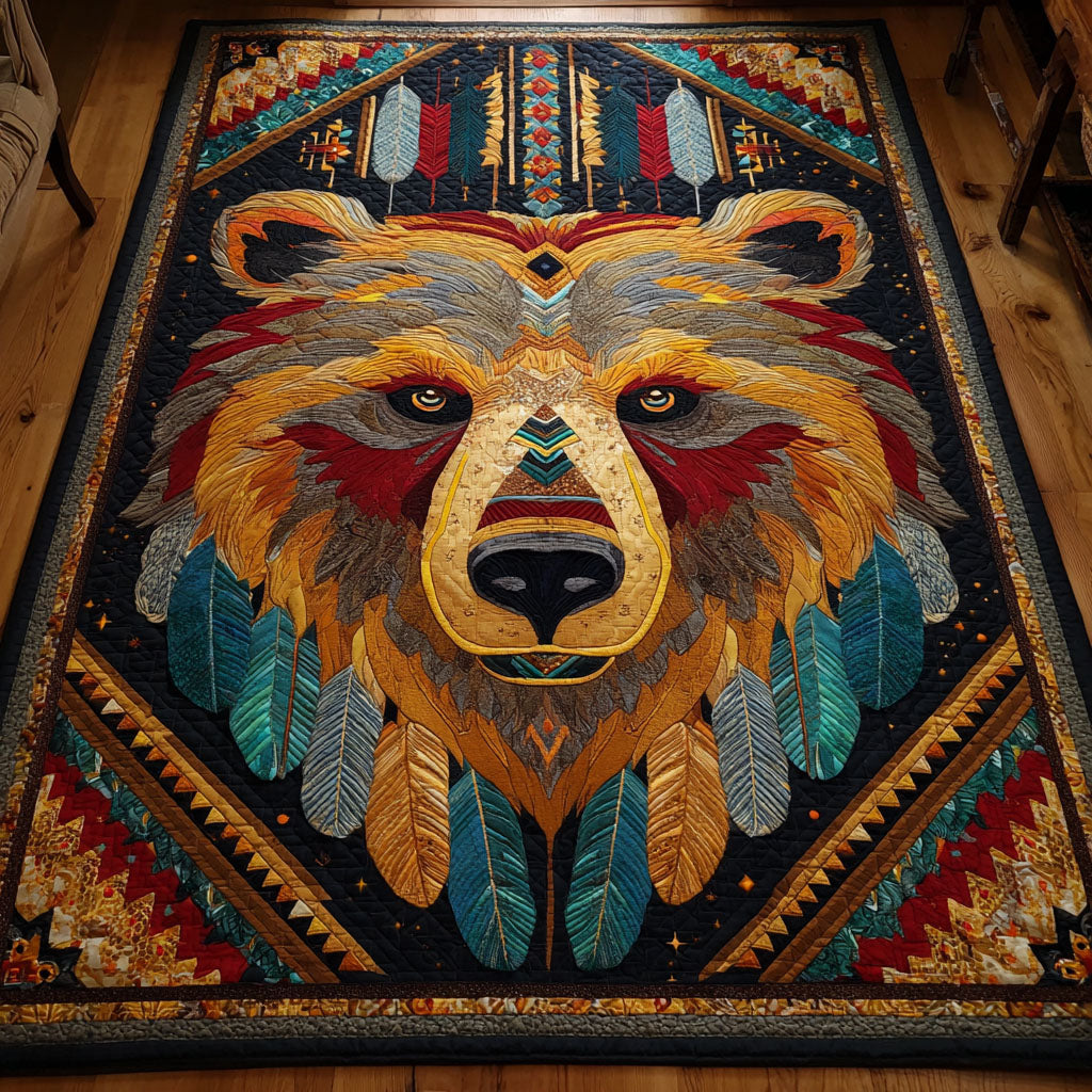 Bear Symbol Area Rug