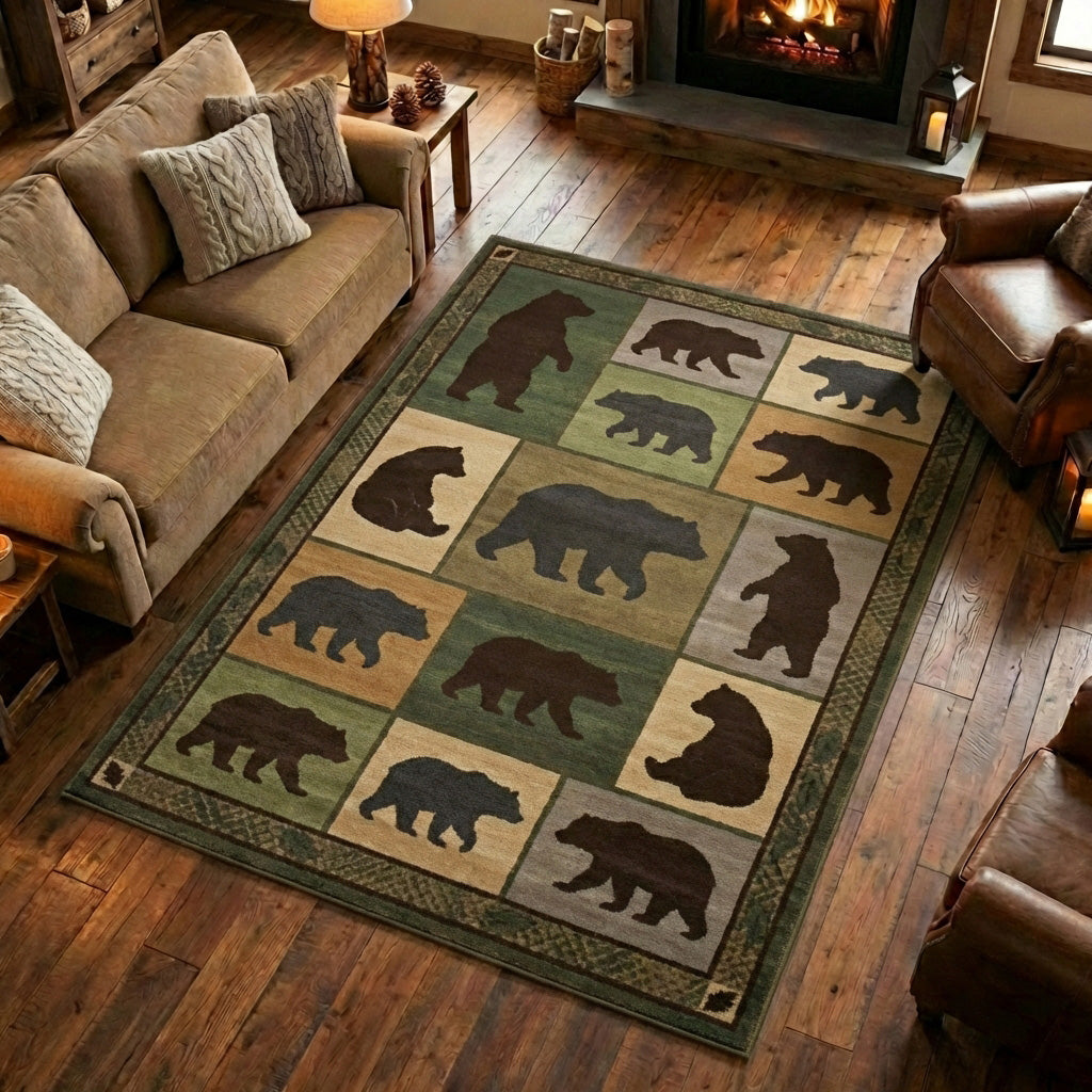Bear Totem Area Rug
