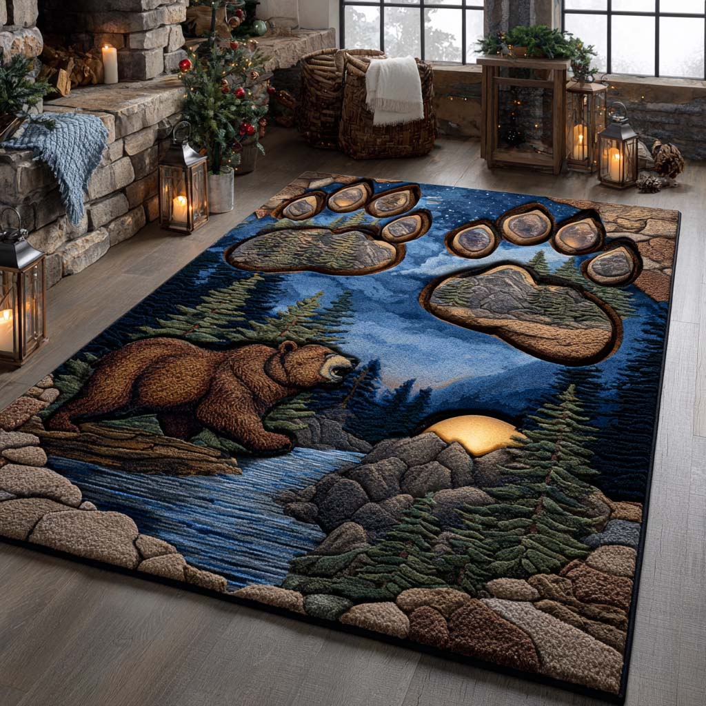 Bear Wild Area Rug