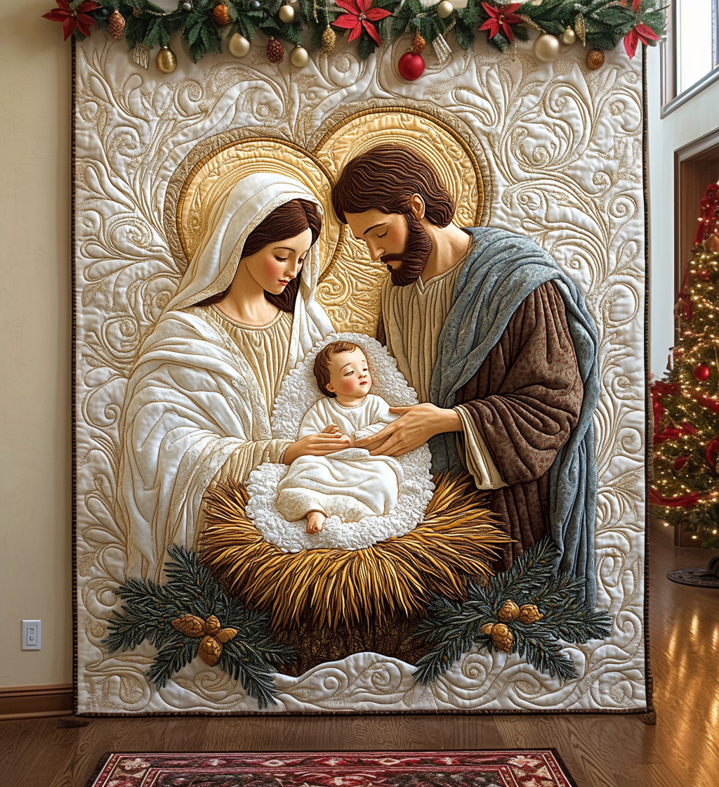 Bethlehem Starlight Quiltet Tæppe