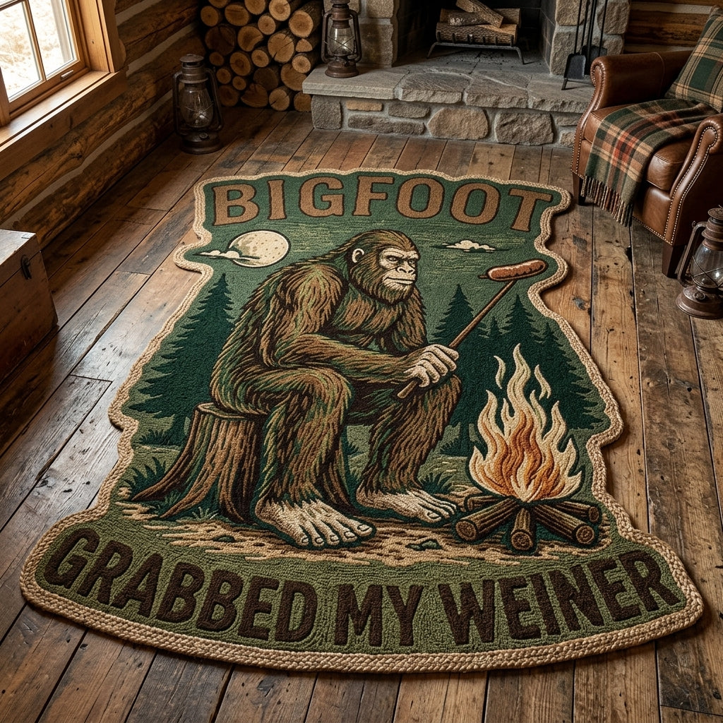 Bigfoot Camp Tilpasset Form Område Tæppe