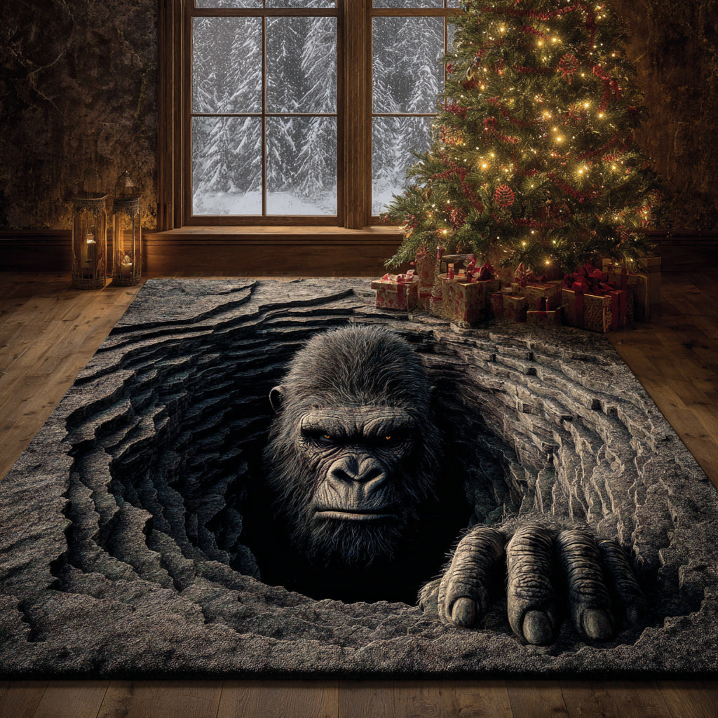 Bigfoot Hidden Gaze Area Rug