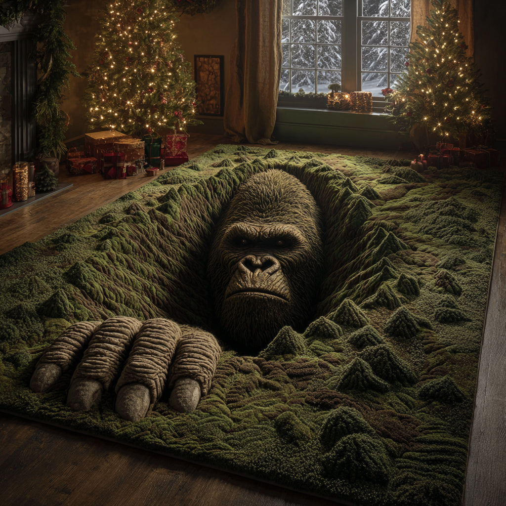 Bigfoot Shadow Portal Area Rug
