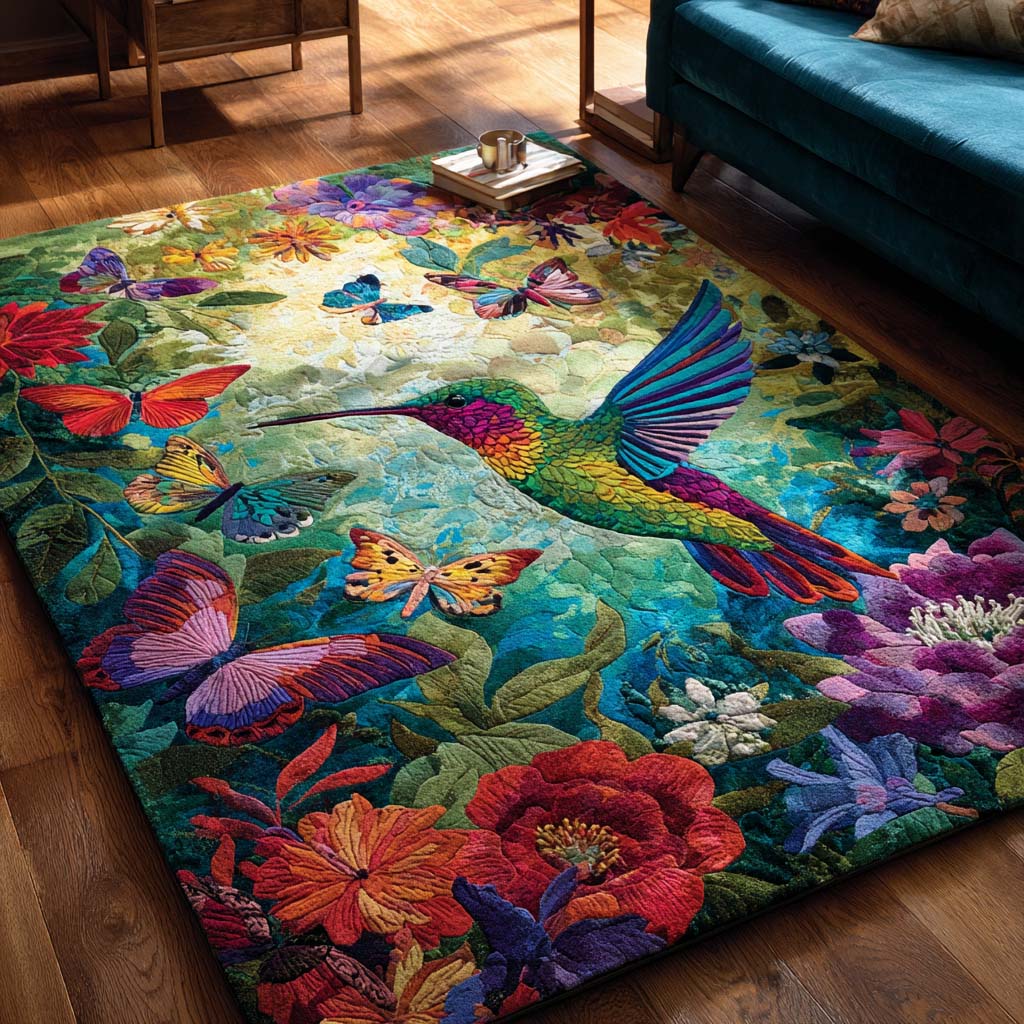 Bloom Hummingbird Area Rug
