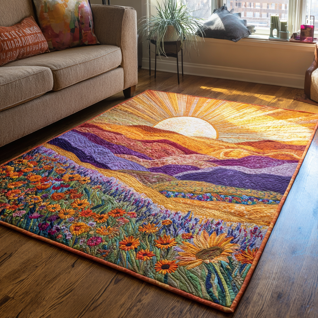 Blooming Light Area Rug
