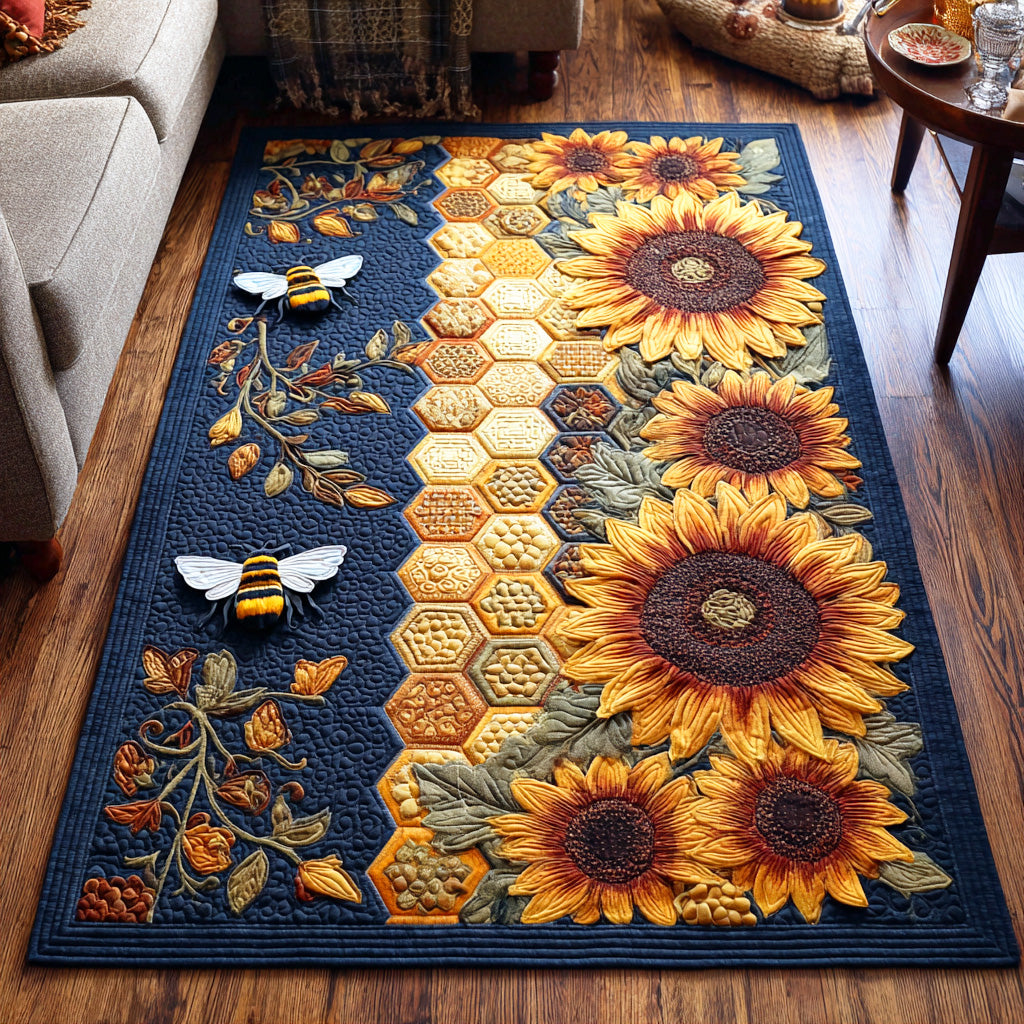 Blossom Bees Area Rug