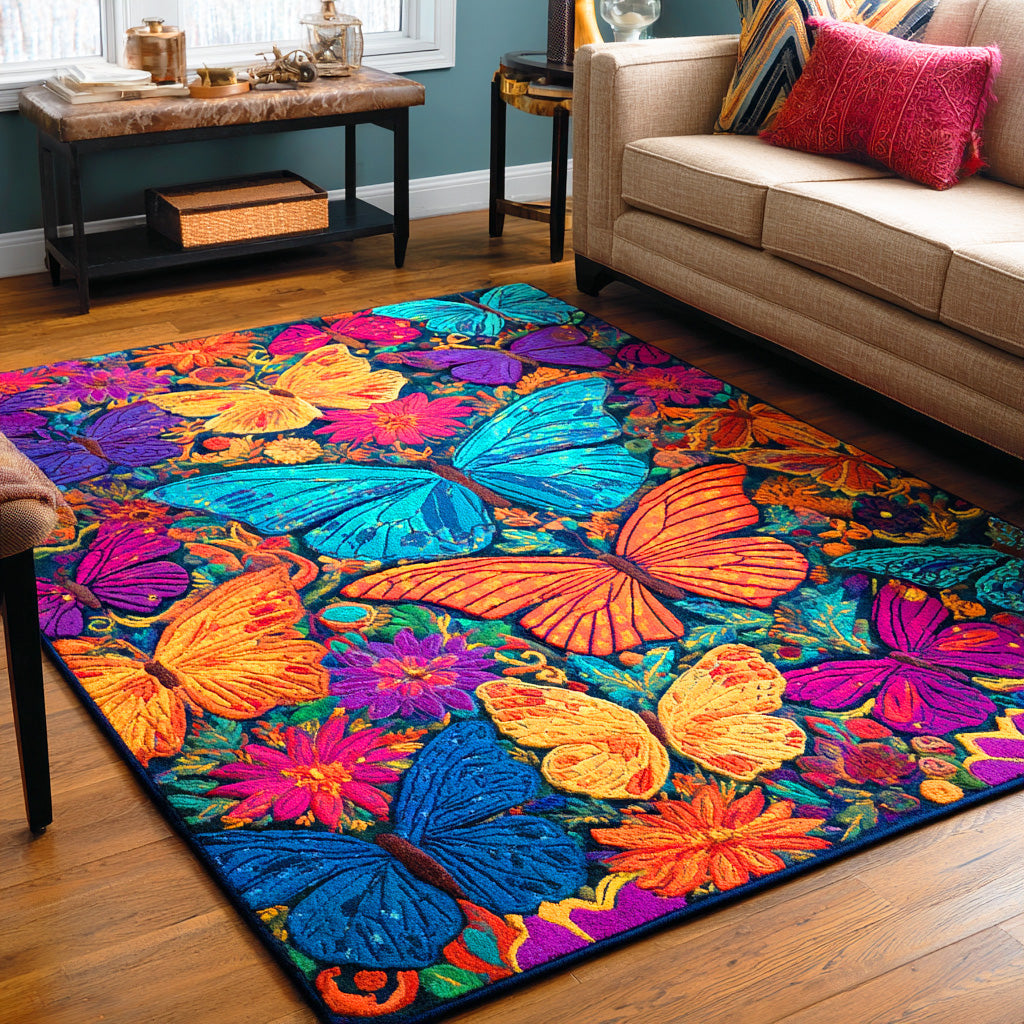 Blossom Wings Area Rug