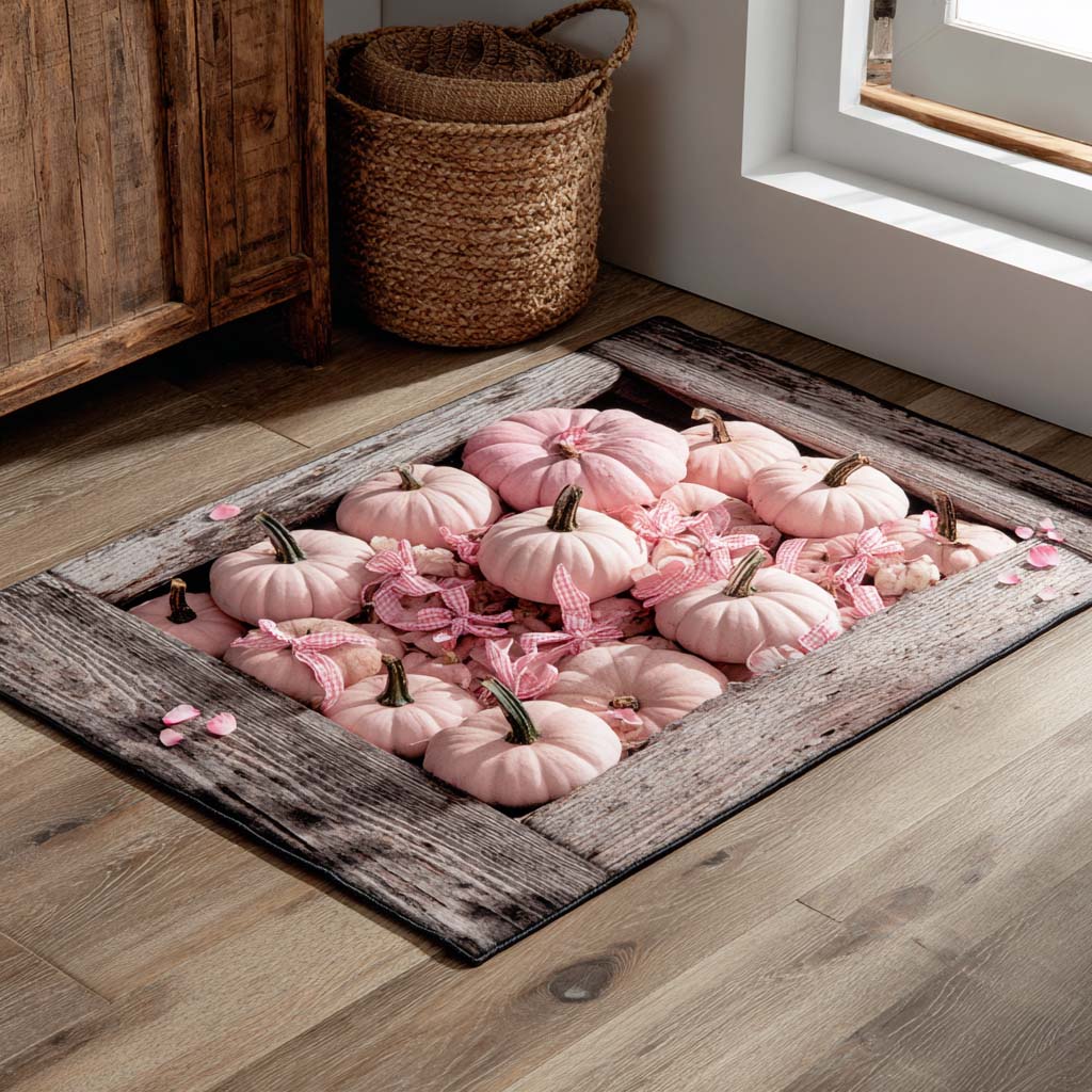 Blush Mini Patch Area Rug