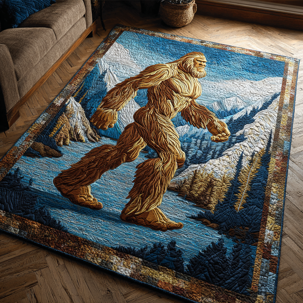 Brave Bigfoot Area Rug