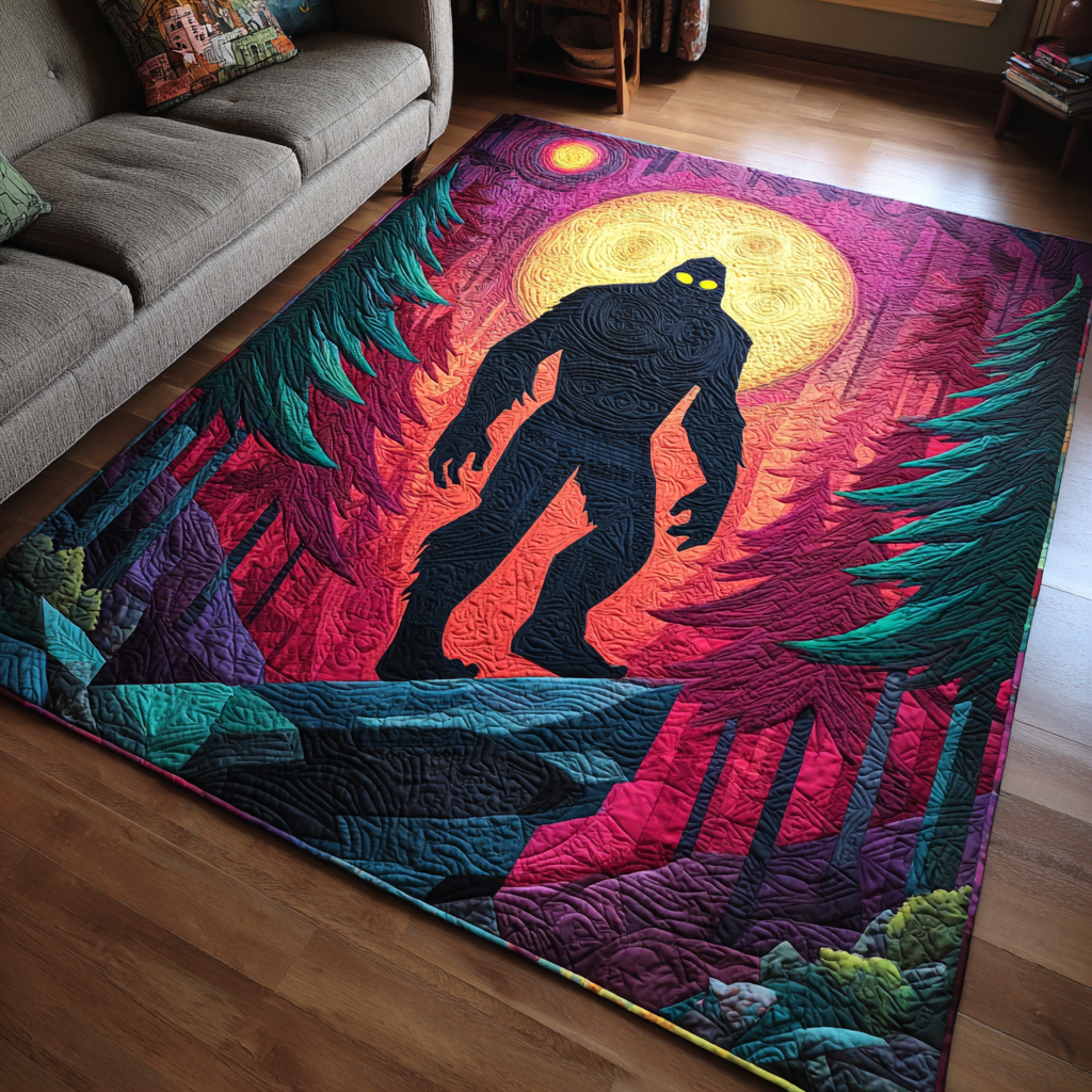 Brave Bigfoot Area Rug