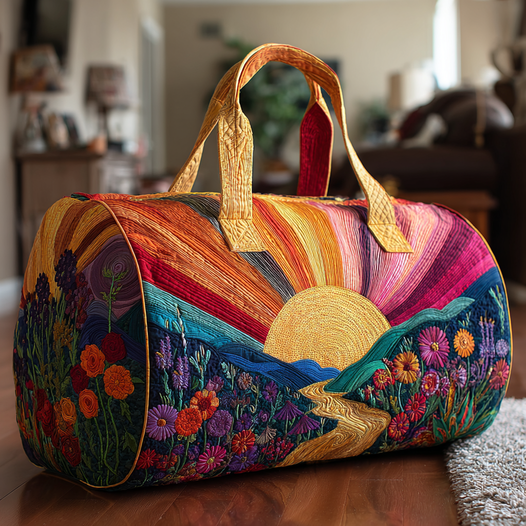 Lys Morgen Quiltet Duffle Bag