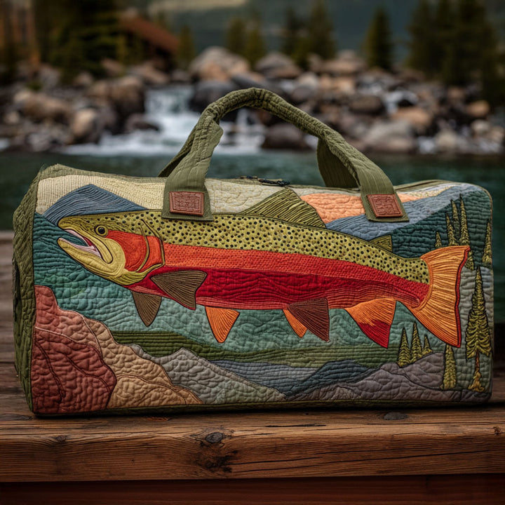 Fiskeri Quiltet Duffle Bag