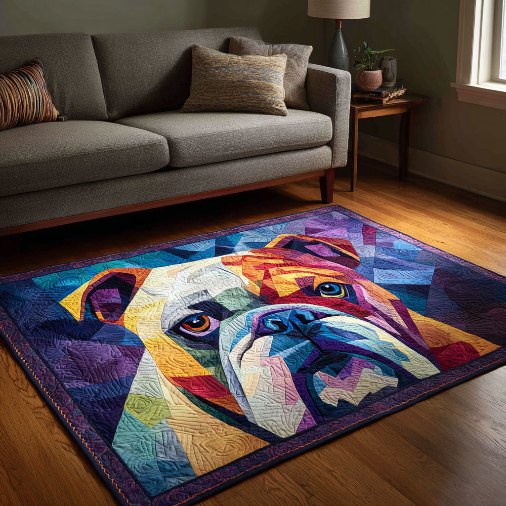 Bulldog Charm Area Rug