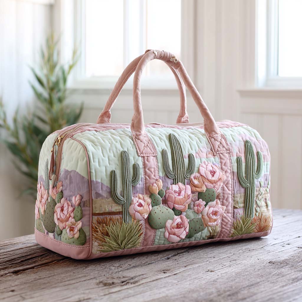 Kaktusblomst Duffeltaske