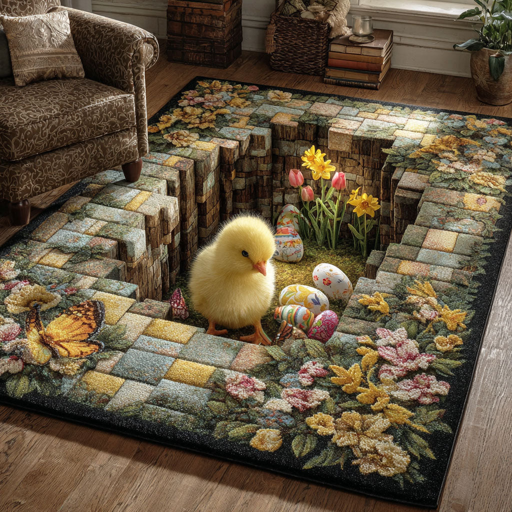 Chick Egg Spring Area Rug