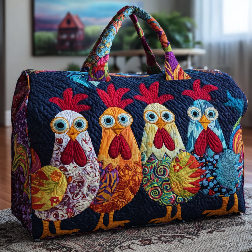 Kylling Glow Quilted Duffle Bag