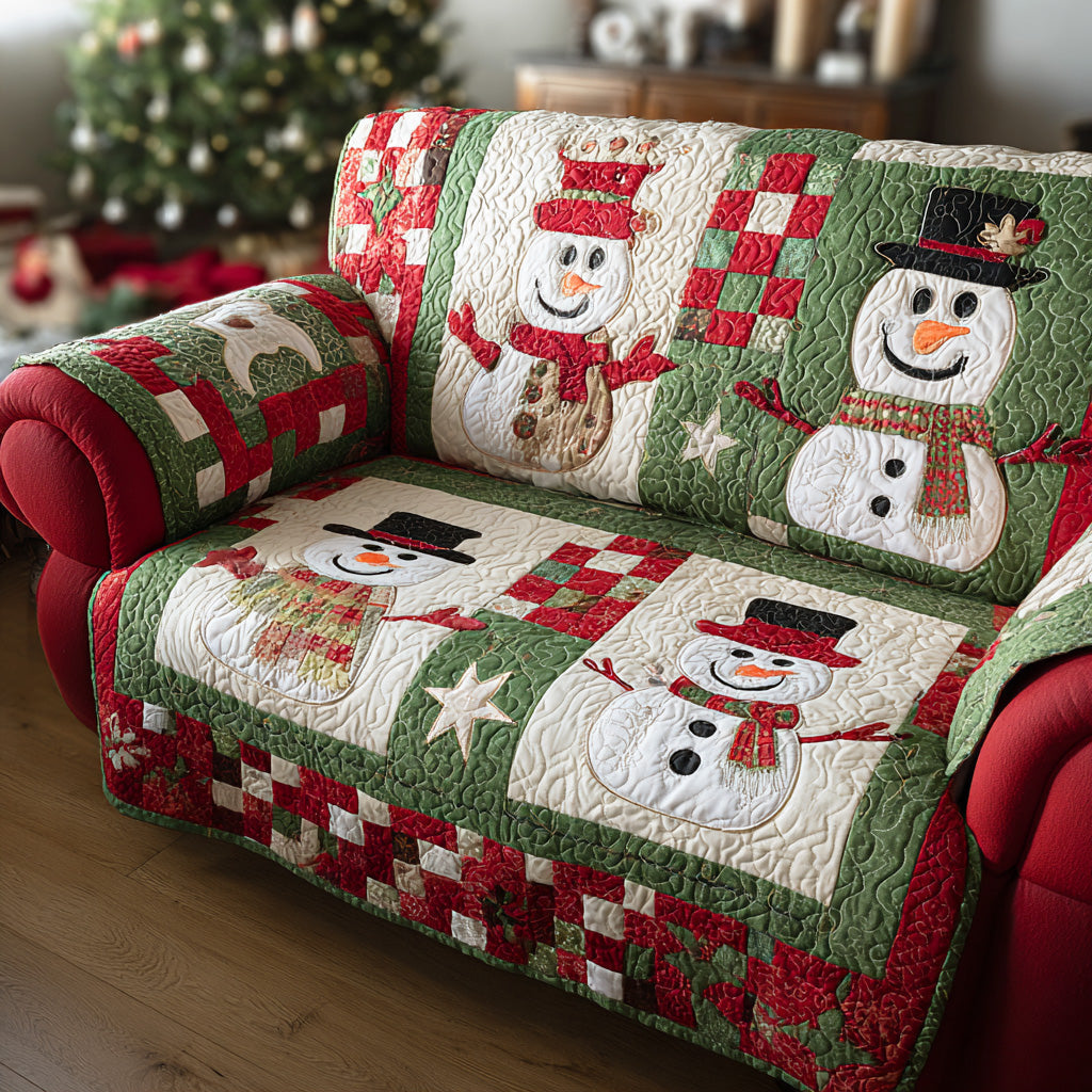 Julelys Nattens Quilted Sofa Dække