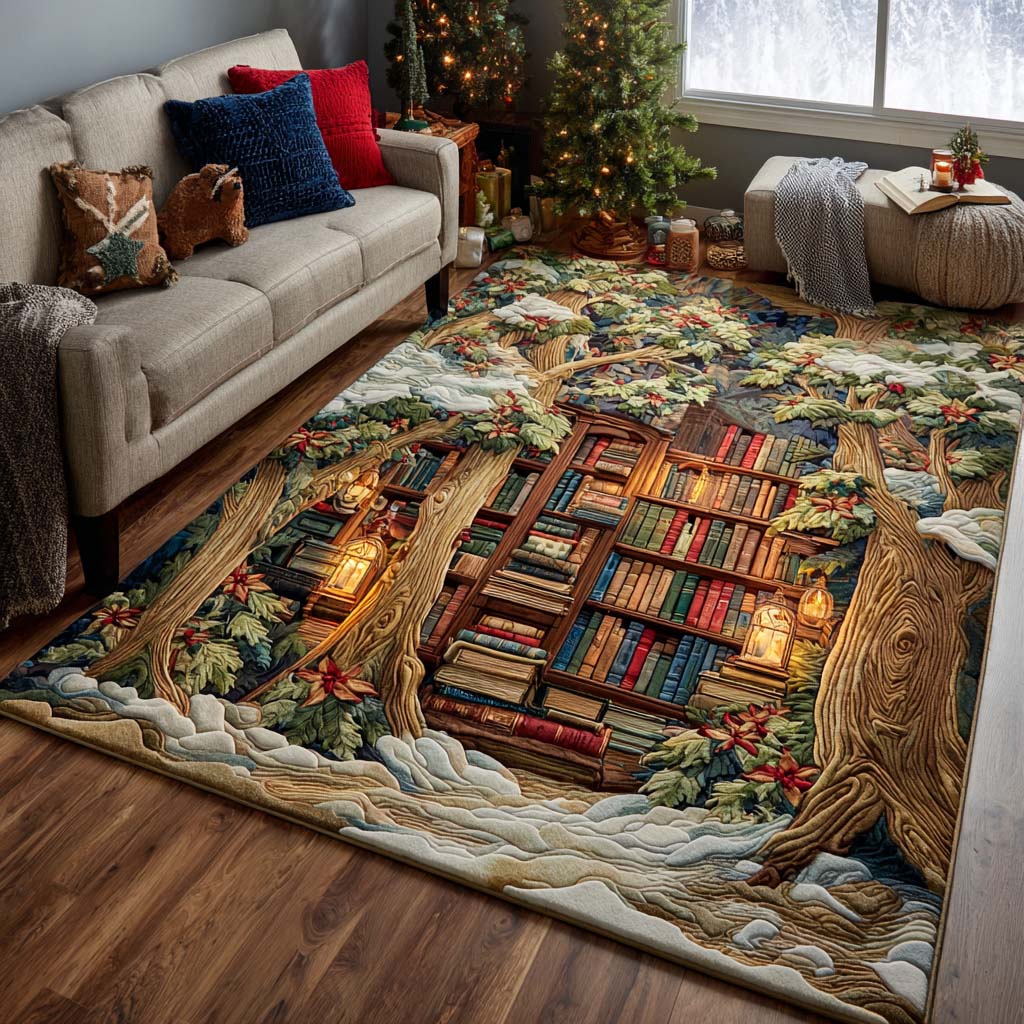 Christmas Chapters Area Rug