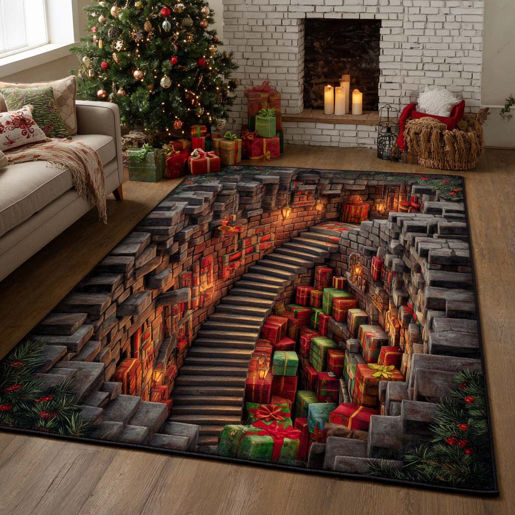 Christmas Vault Area Rug