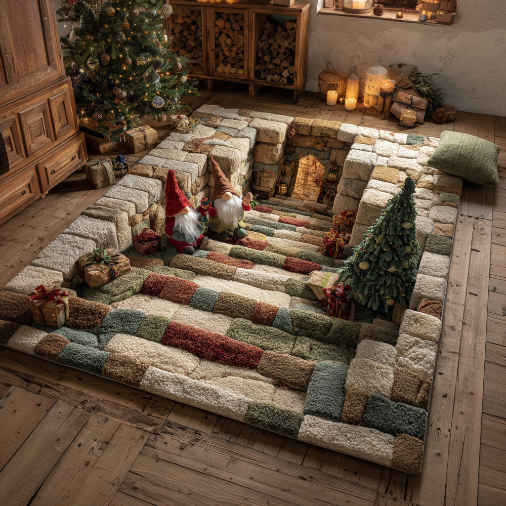 Cobblestone Gnome Area Rug