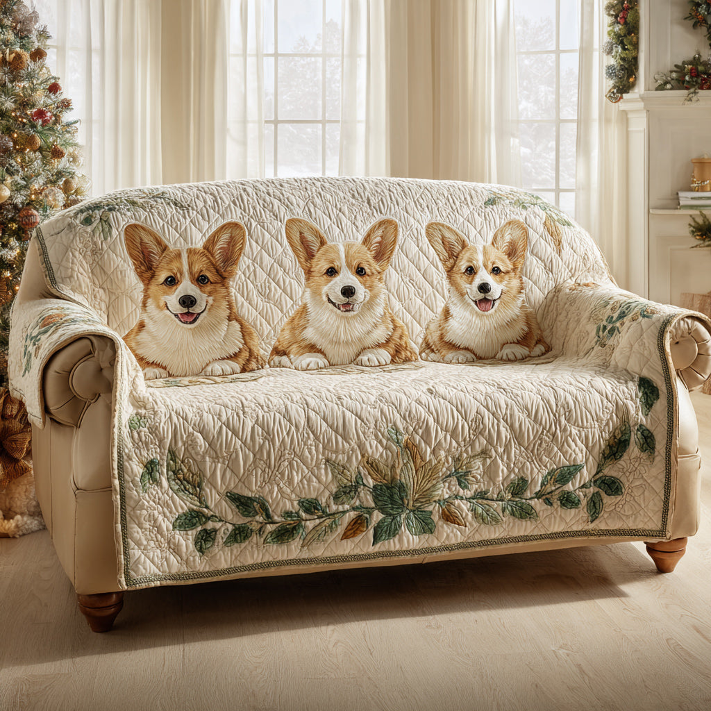 Corgi Uendelig Quilted Sofa Dække