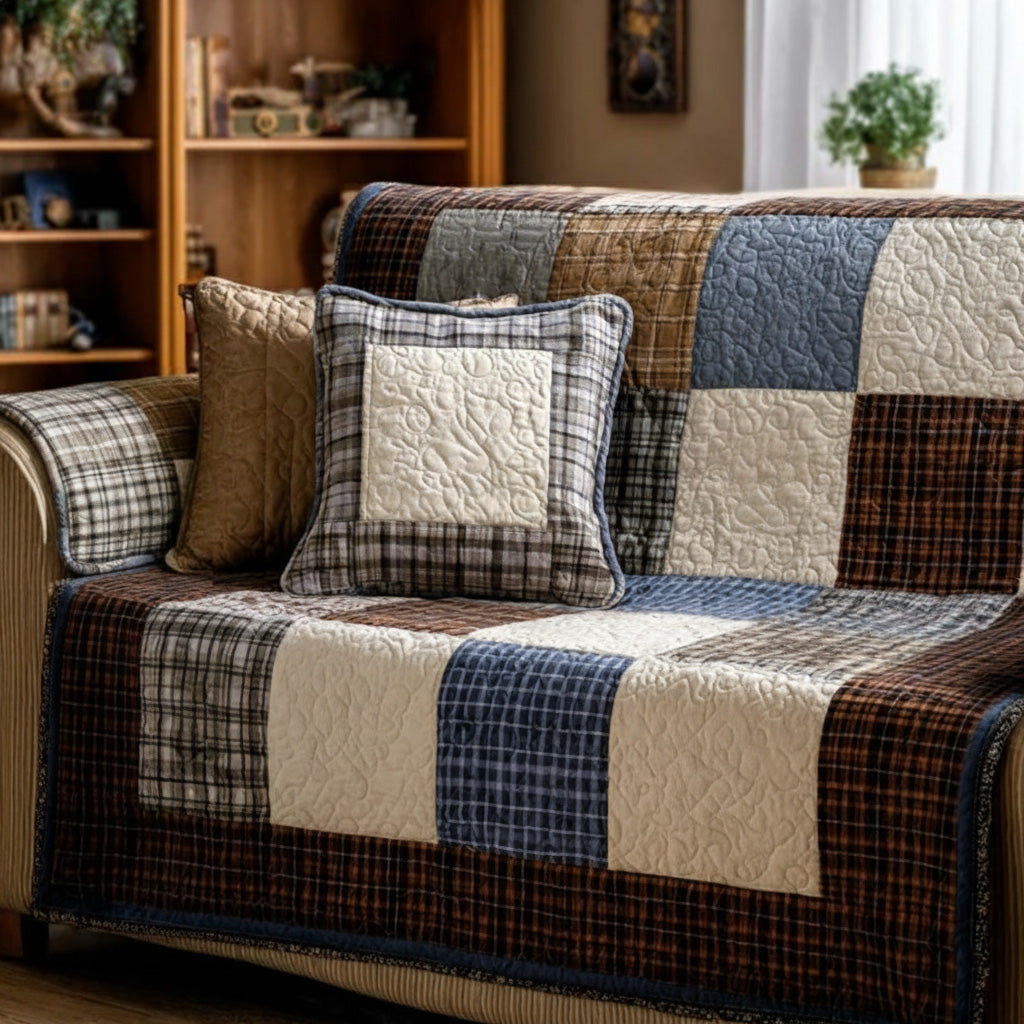 Country Paw V2 Quiltet Sofa Dække