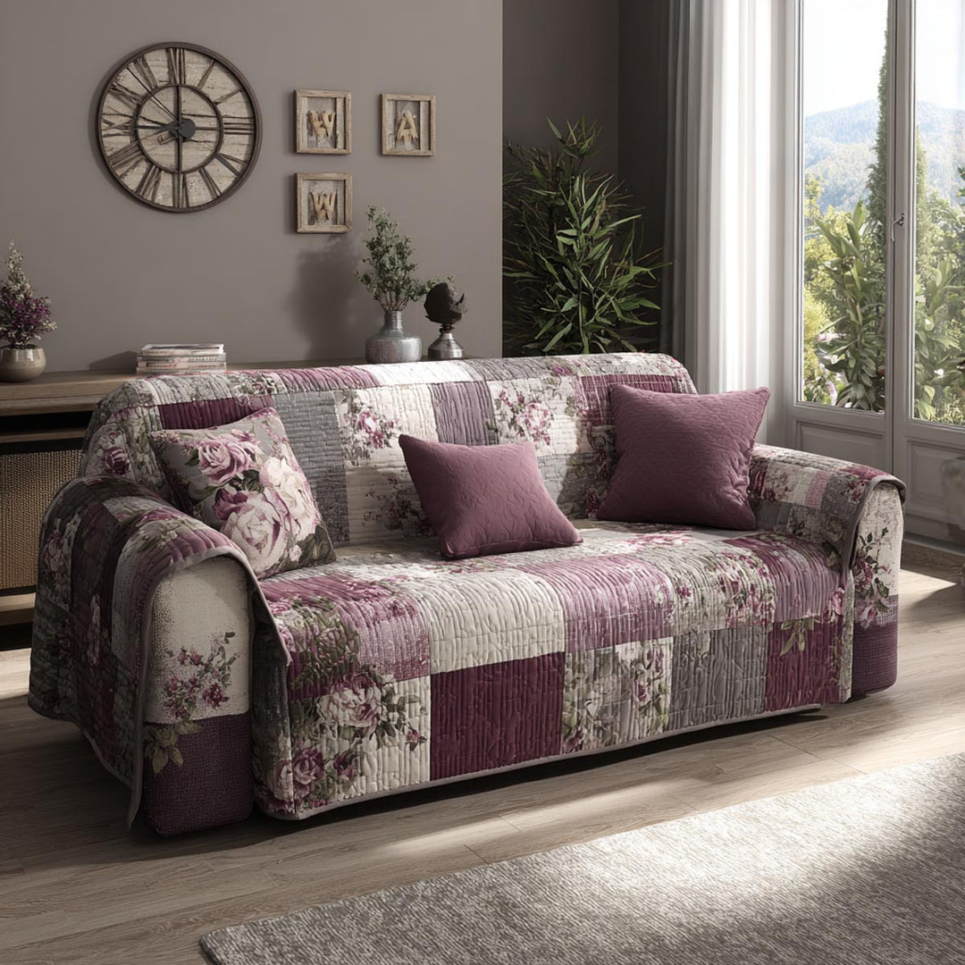 Country Comfort Quilted Sofa Cover